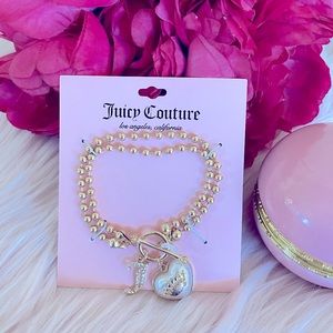 *********SOLD***********Juicy Couture Heart Shaped Charm Bracelet